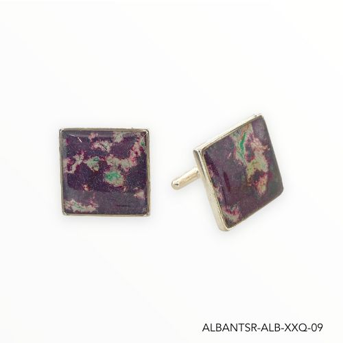 Antonio Cuff Links | Silver | Square