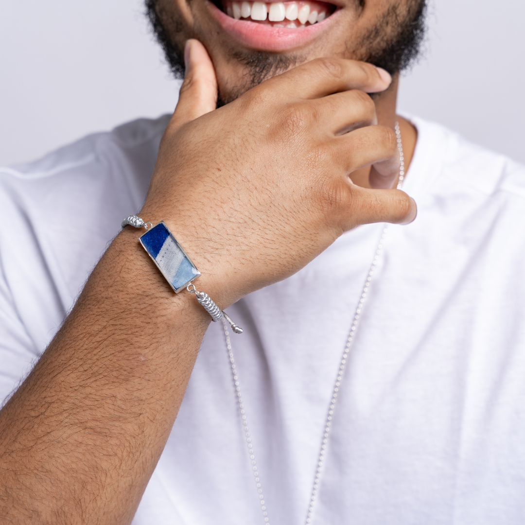 Carl Bracelet | Silver | Gray