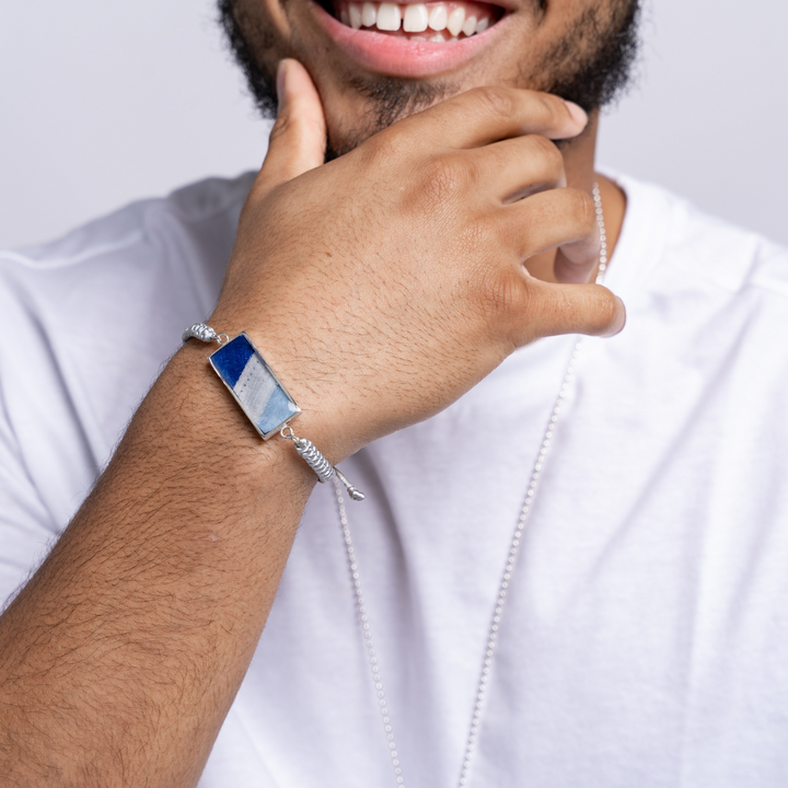 Carl Bracelet | Silver | Gray