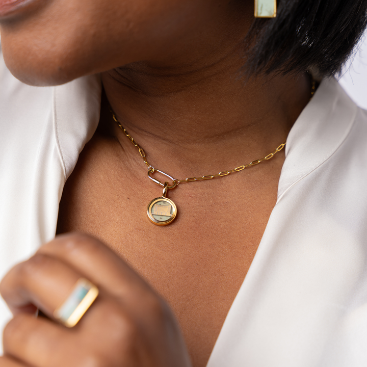 Michigan Central Station Charm Bezel