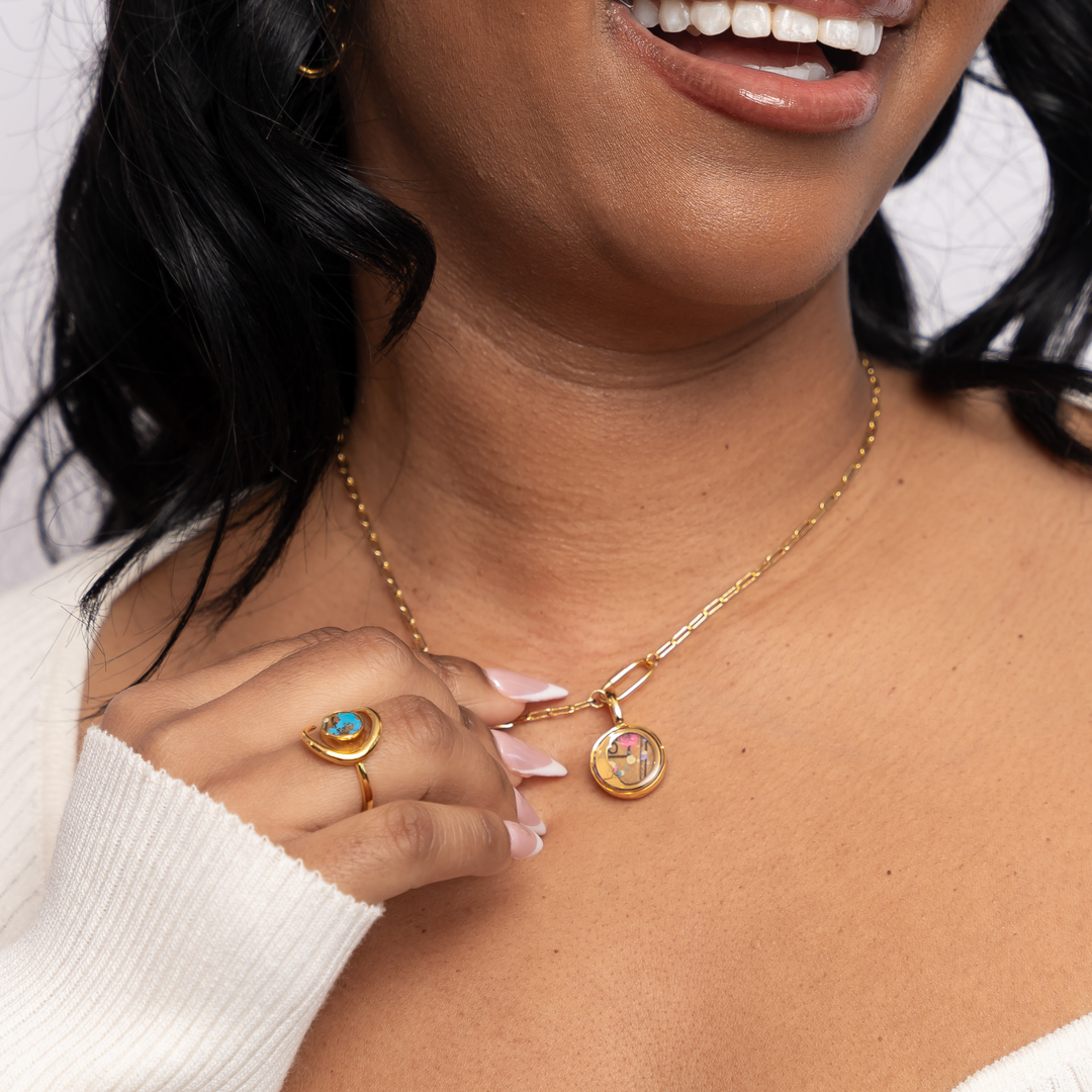 Belle Isle Zoo Charm | Silver & Gold