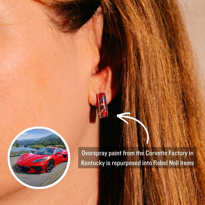 Beatrice Huggie Earrings
