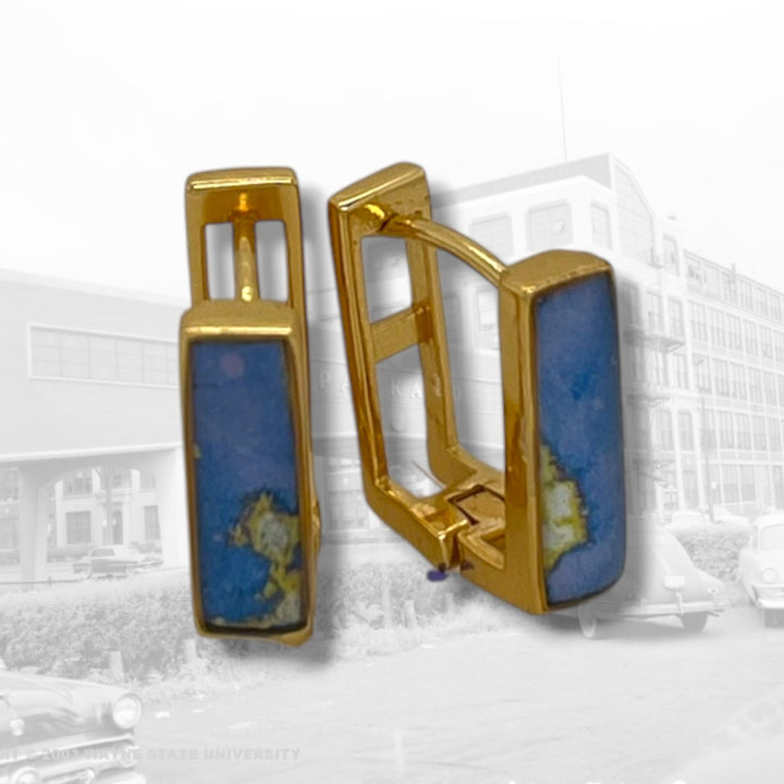 Beatrice Huggie Earrings | Gold