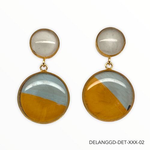 Angela Drop Earrings | Gold