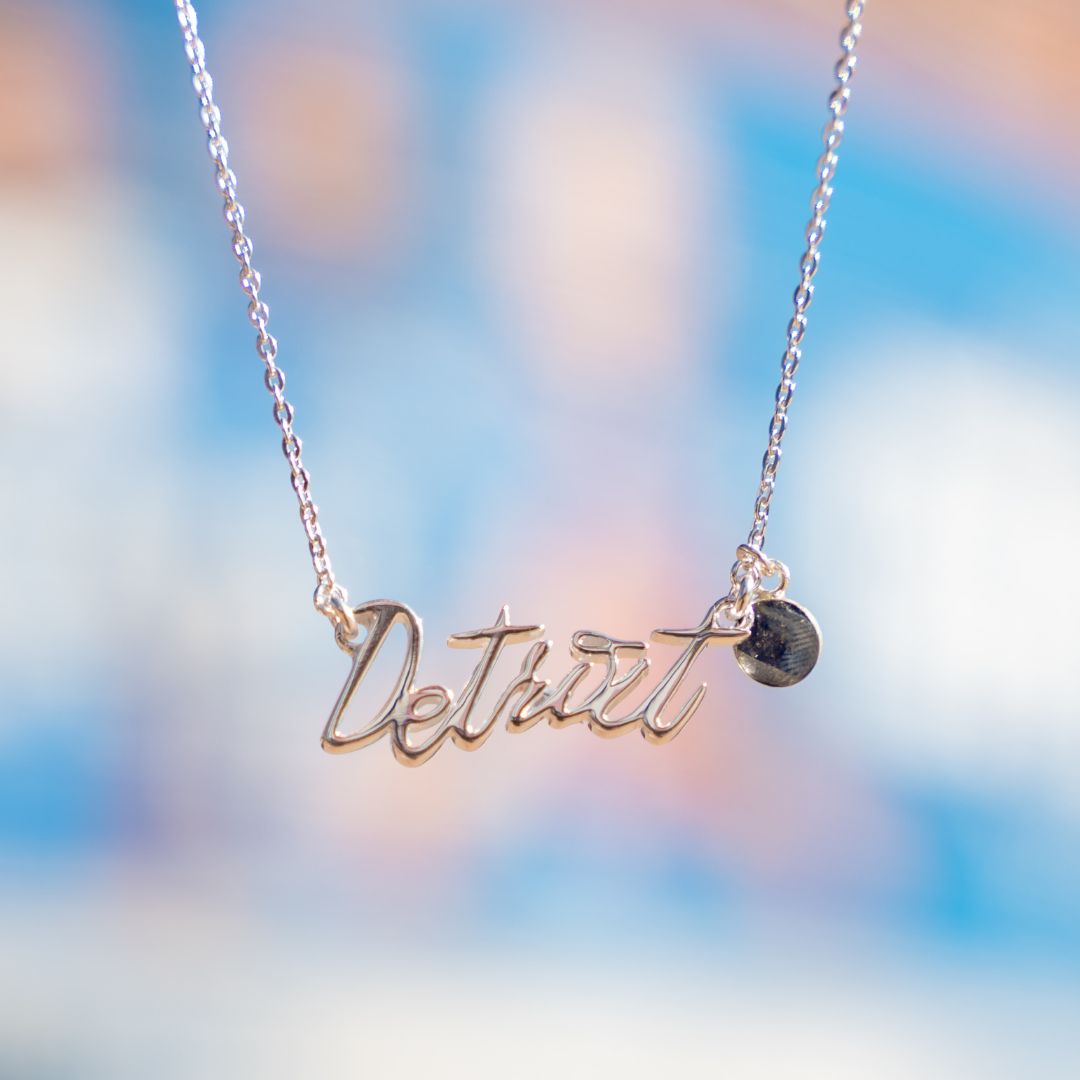 Detroit Necklace Lions Edition | Gold