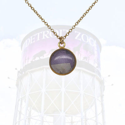 Detroit Zoo Amy Necklace | Gold