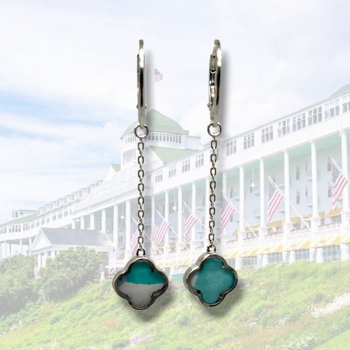 Mo Drop Earrings | Silver