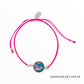Taylor Bracelet | Silver | Hot Pink