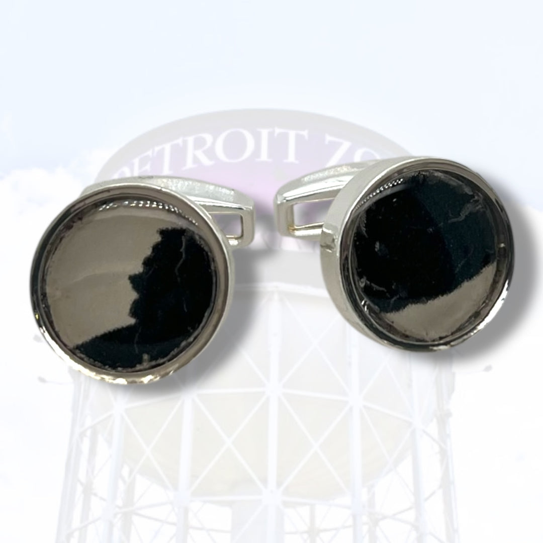 Detroit Zoo Greg Cuff Links | Silver