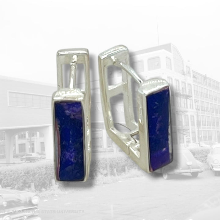 Beatrice Huggie Earrings | Silver