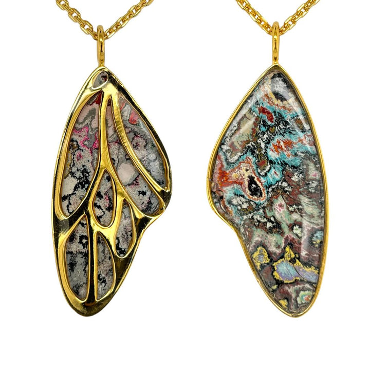 Vivian Butterfly Necklace | Gold