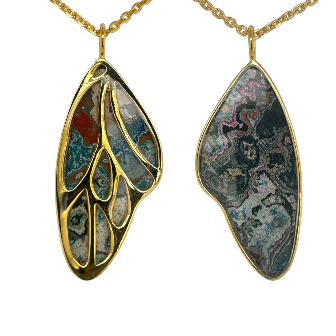 Vivian Butterfly Necklace | Gold