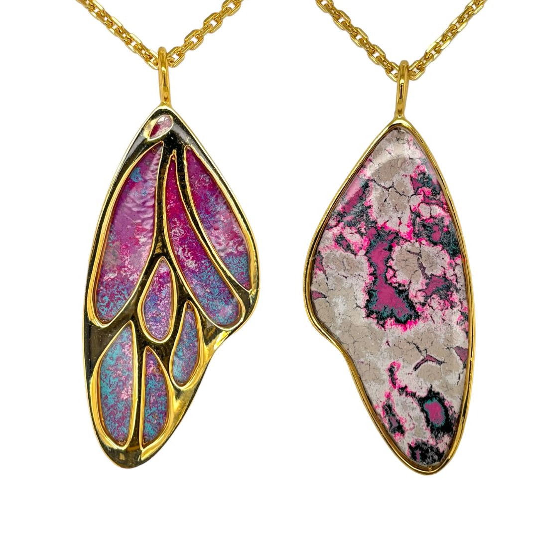 Vivian Butterfly Necklace | Gold