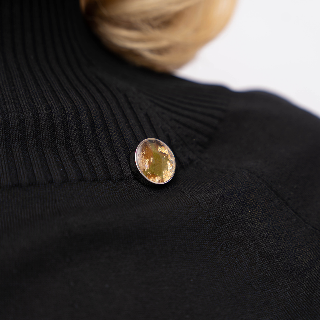 Latonia Lapel Pin | Stainless Steel