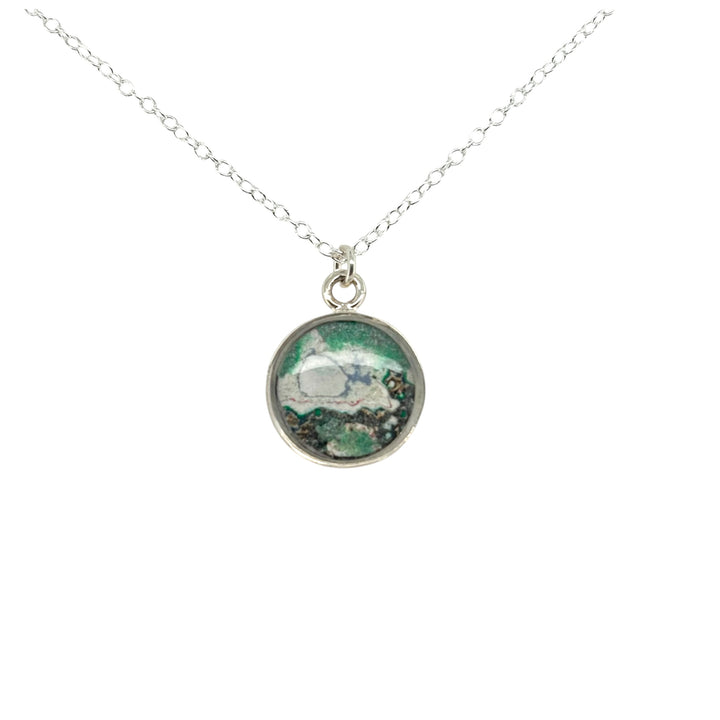 Michigan State Amy Necklace | Silver