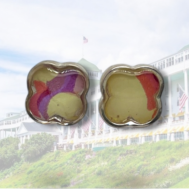 Tatiana Stud Earrings | Silver