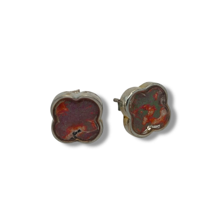 Tatiana Stud Earrings  | Silver