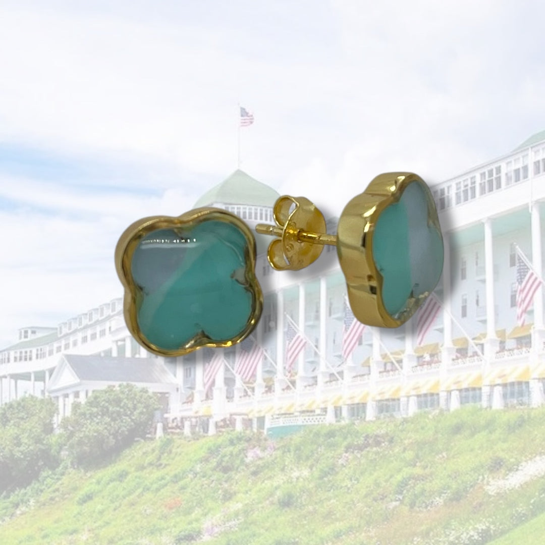Tatiana Stud Earrings | Gold