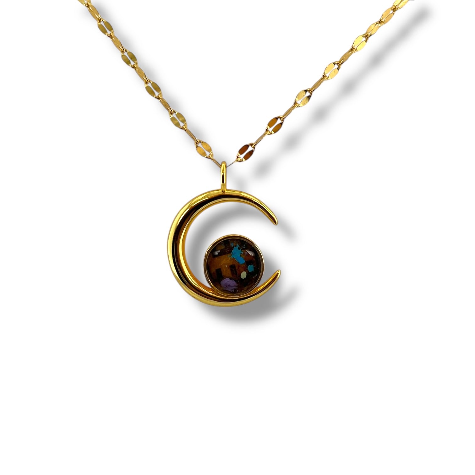 Selene Necklace | Silver & Gold – Rebel Nell