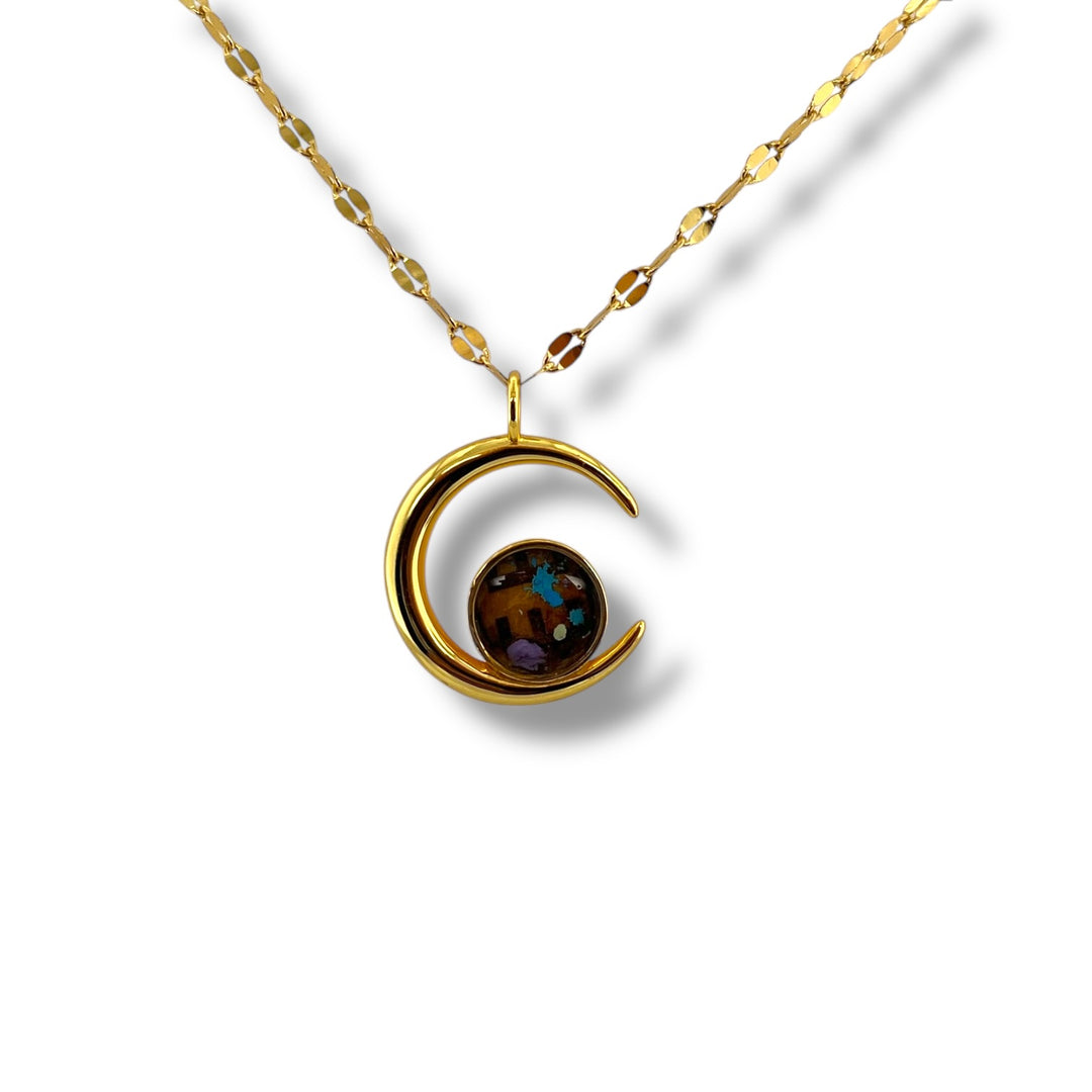 Selene Necklace | Silver & Gold