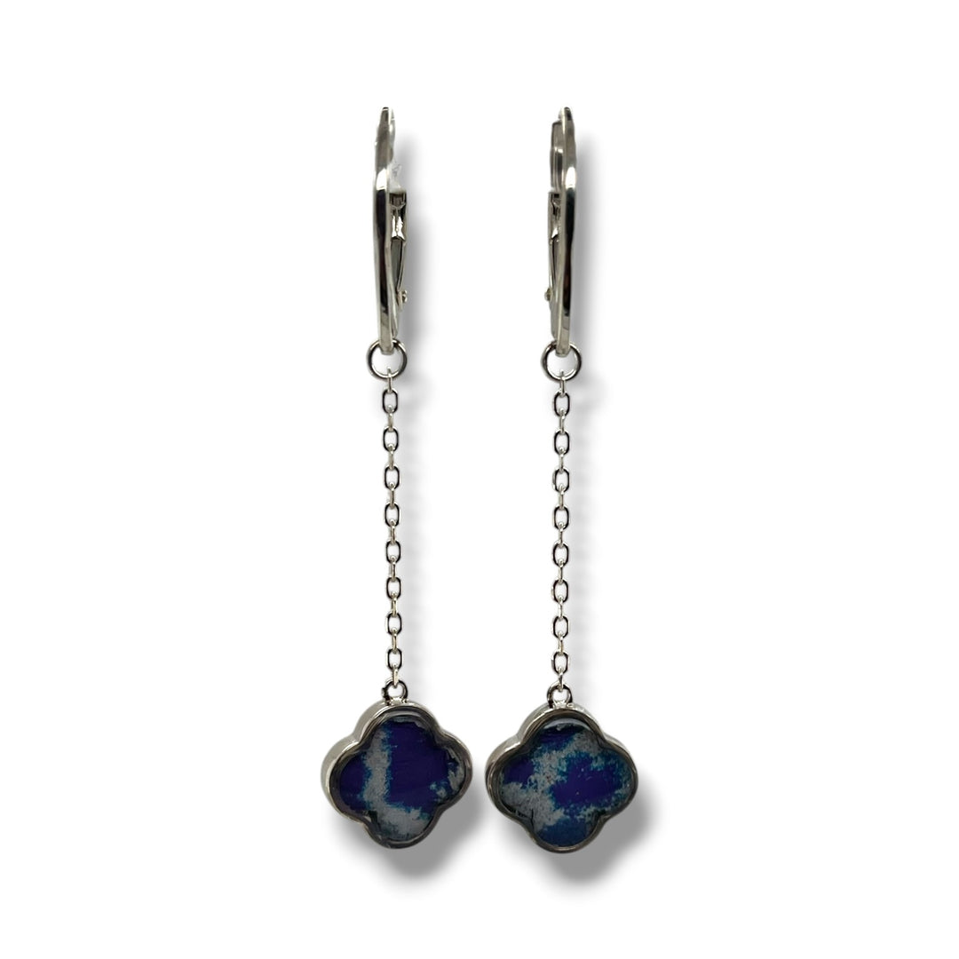 Mo Drop Earrings |Silver