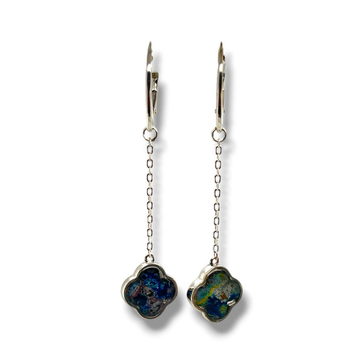 Mo Drop Earrings |Silver