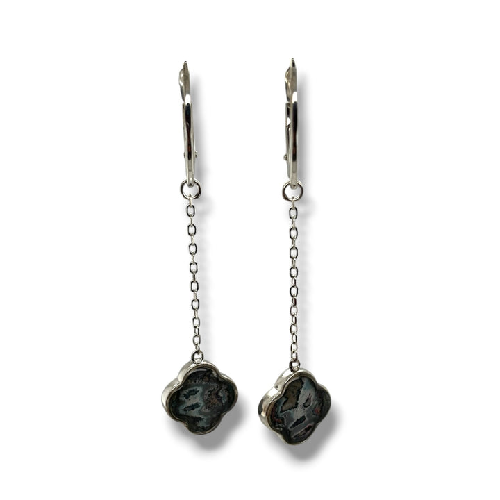 Mo Drop Earrings |Silver