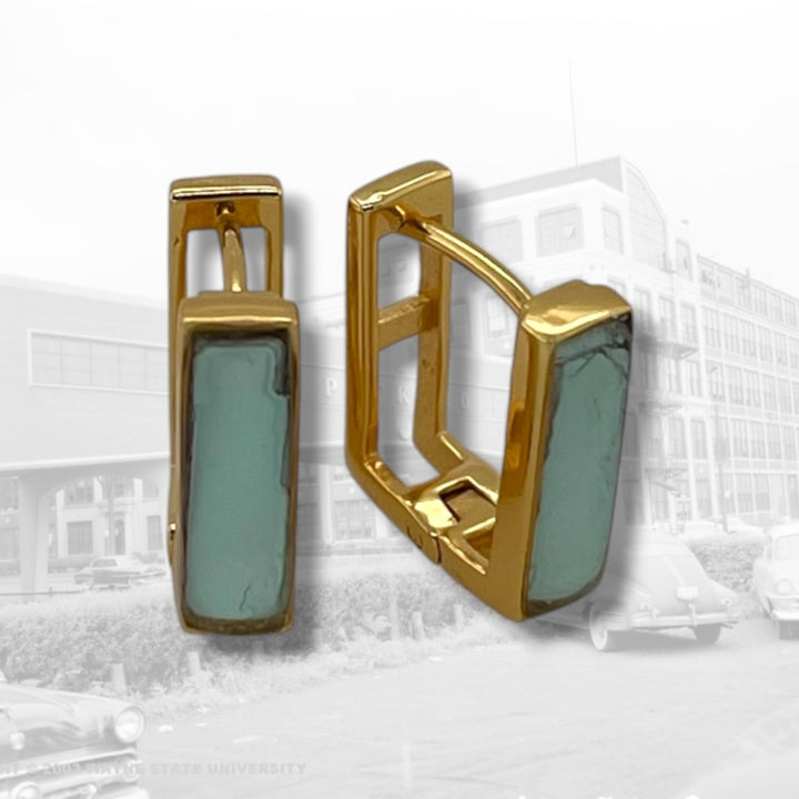 Beatrice Huggie Earrings | Gold