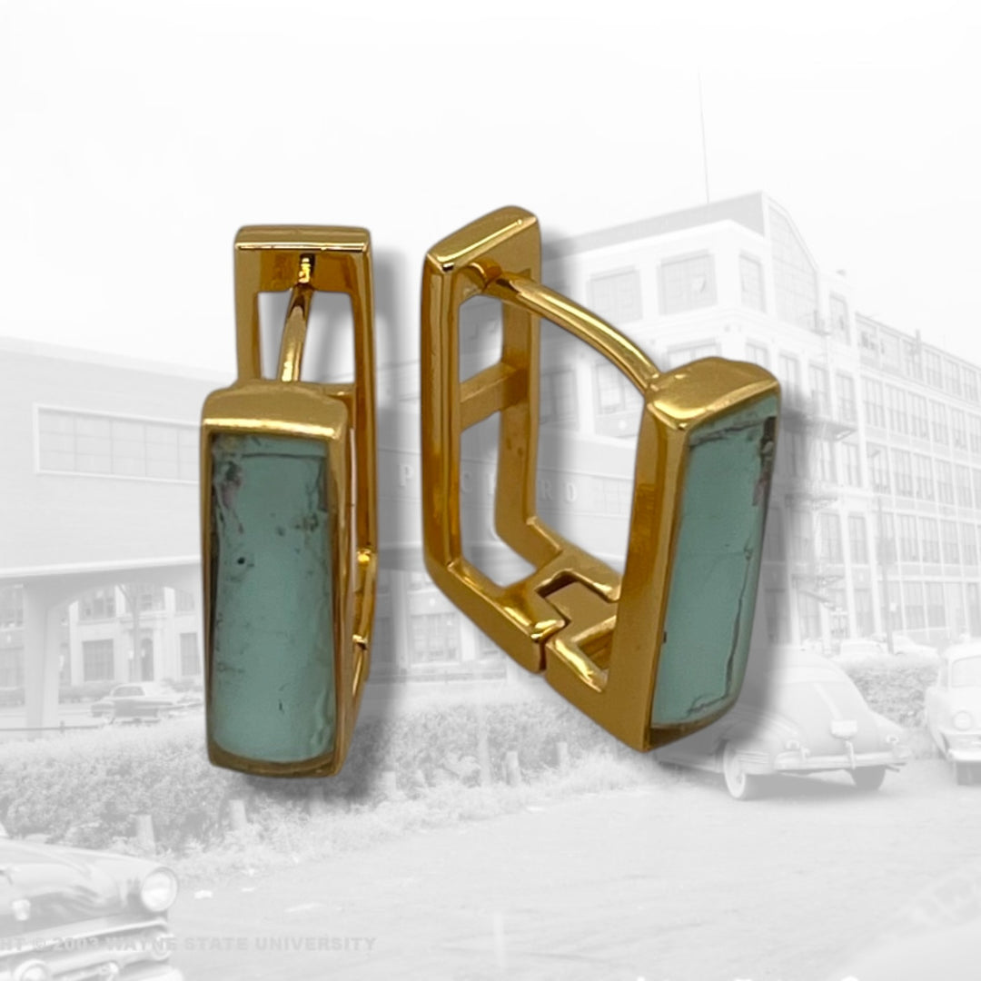Beatrice Huggie Earrings | Gold