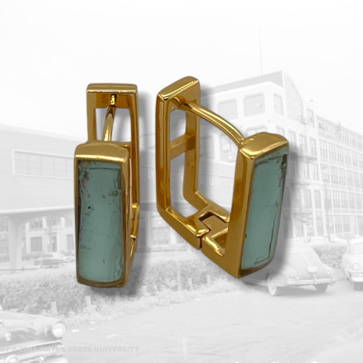 Beatrice Huggie Earrings | Gold