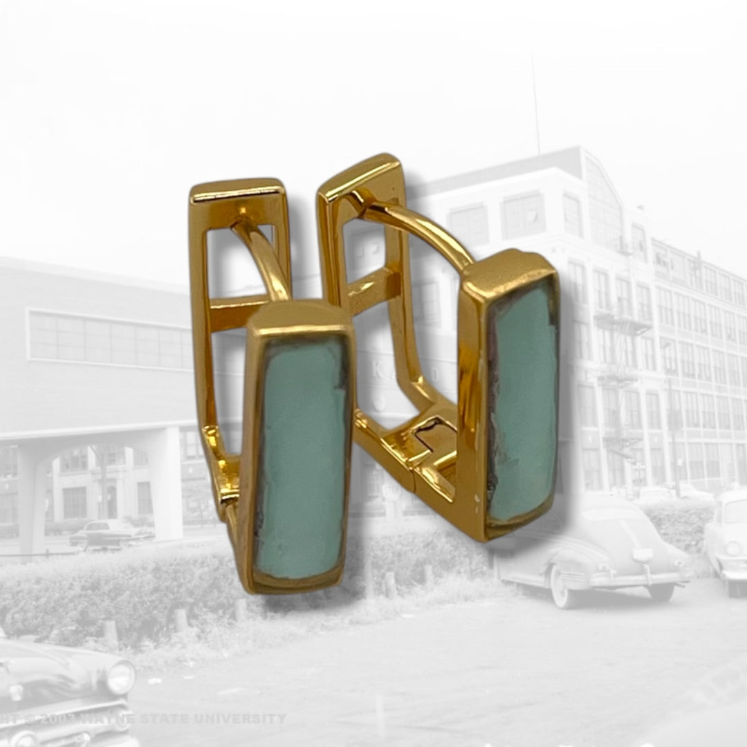 Beatrice Huggie Earrings | Gold