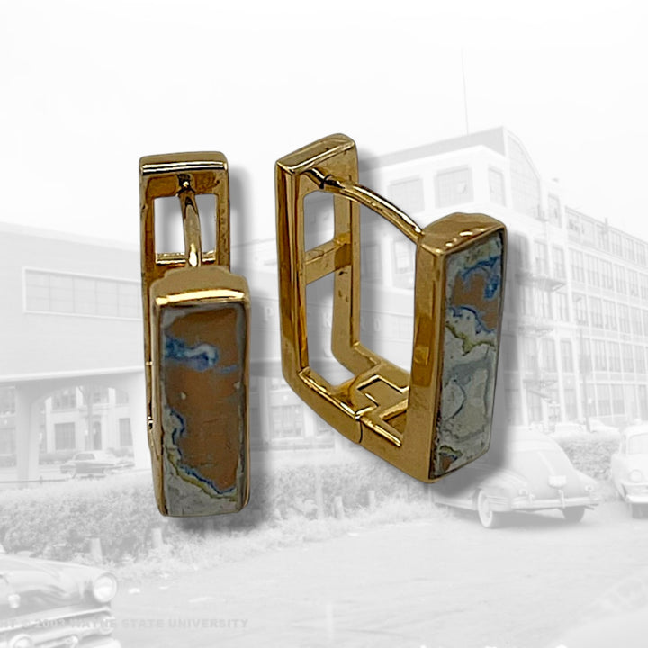 Beatrice Huggie Earrings | Gold