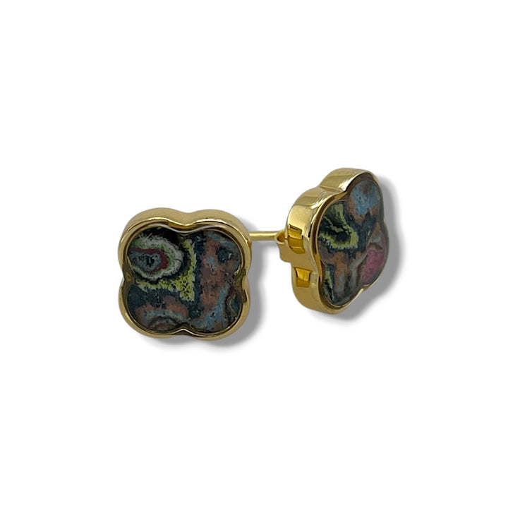 Tatiana Stud Earrings | Gold