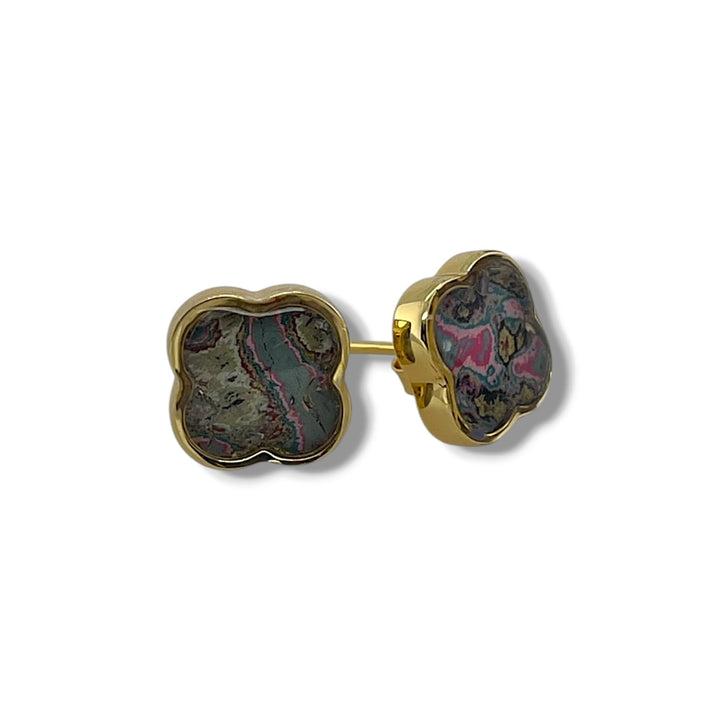 Tatiana Stud Earrings | Gold