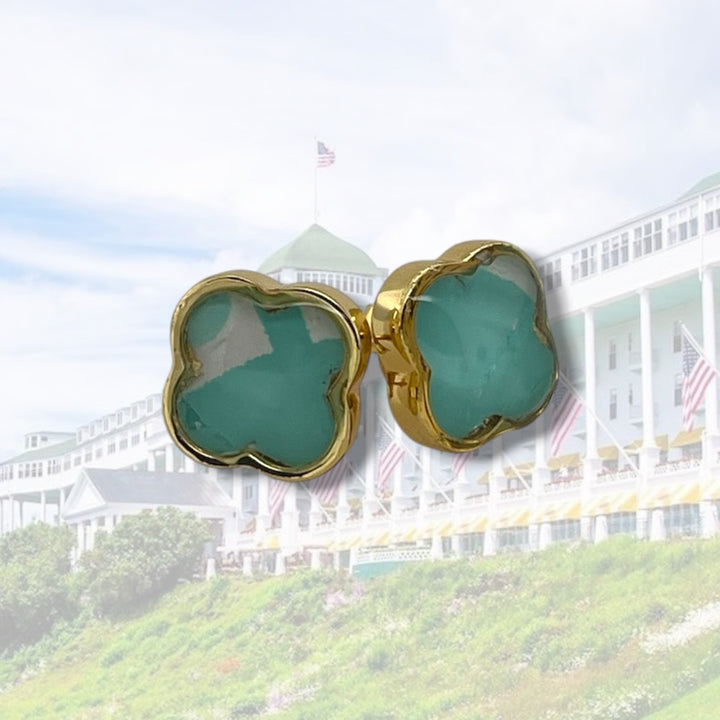 Tatiana Stud Earrings | Gold