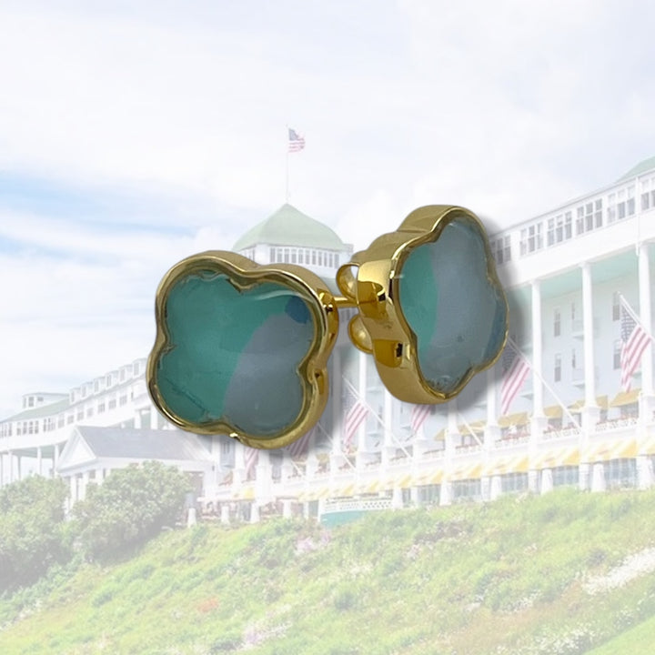 Tatiana Stud Earrings | Gold