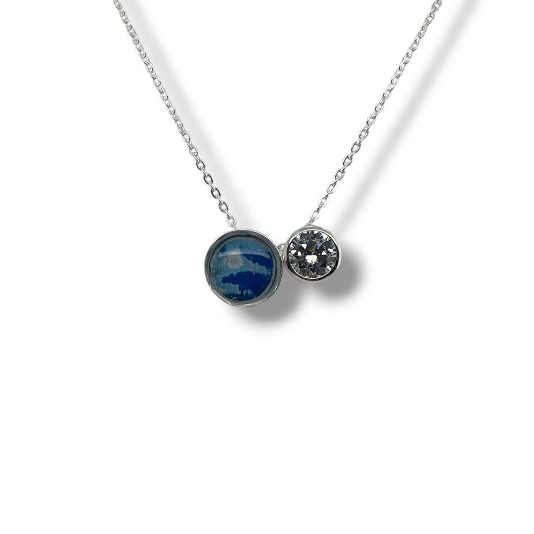 Blair Duet Necklace | Silver