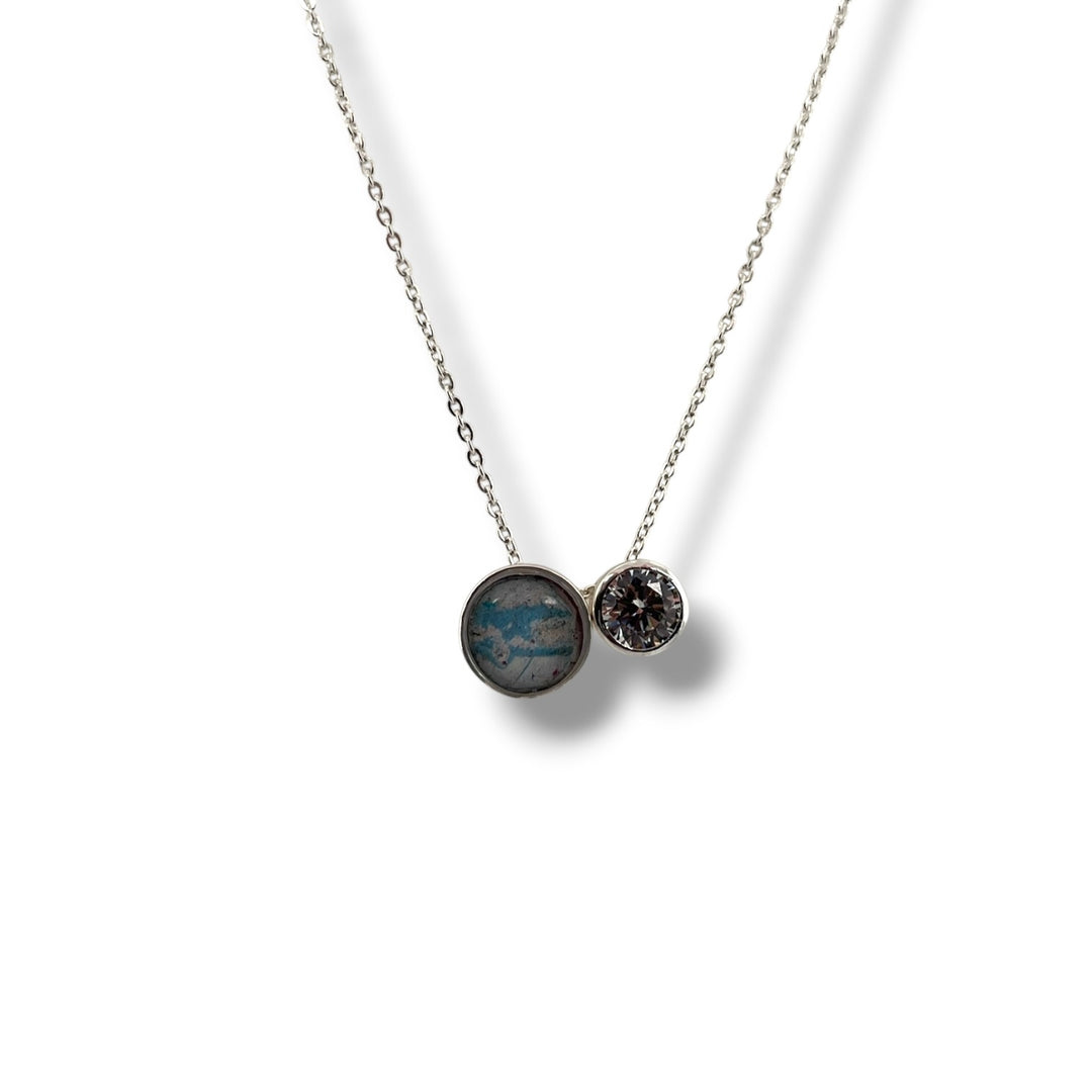 Blair Duet Necklace | Silver