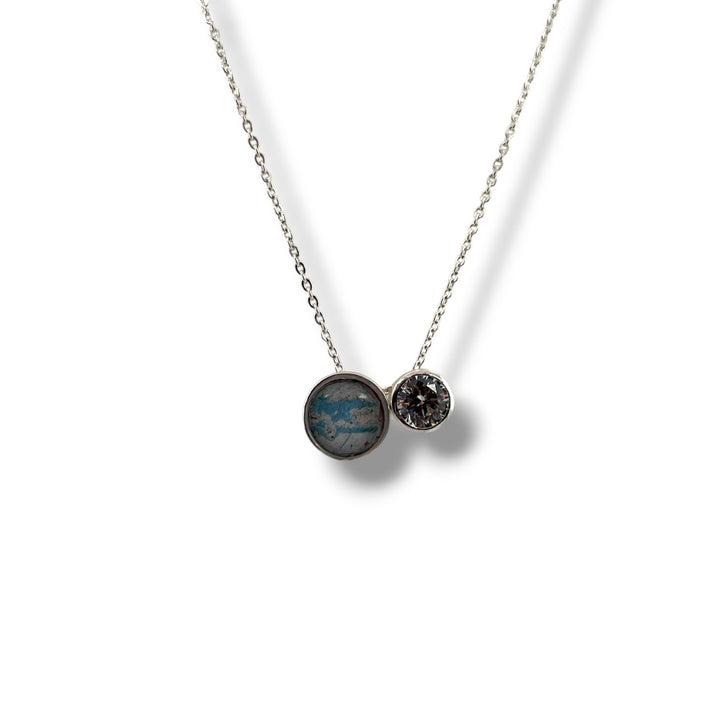Blair Duet Necklace | Silver