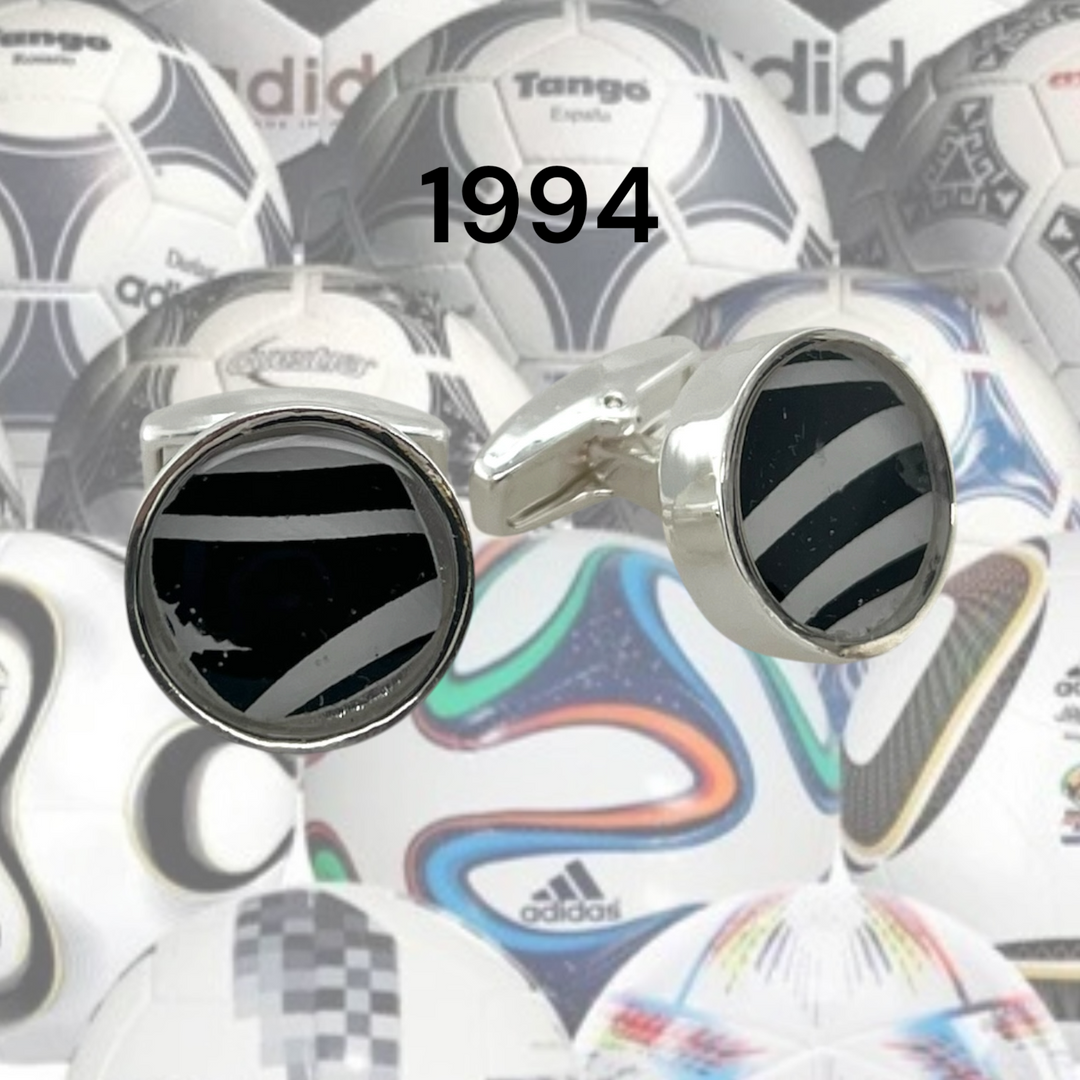 Soccer Ball Cuff Links | Silver