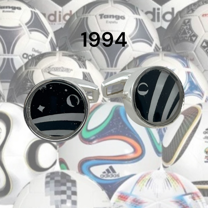 Soccer Ball Cuff Links | Silver