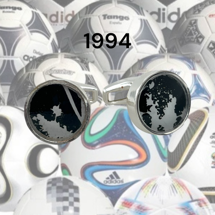 Soccer Ball Cuff Links | Silver