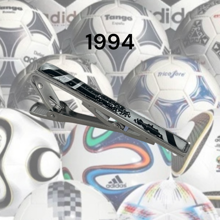 Soccer Ball Tie Clip | Silver