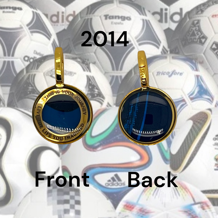 Soccer Ball Charm |  Gold