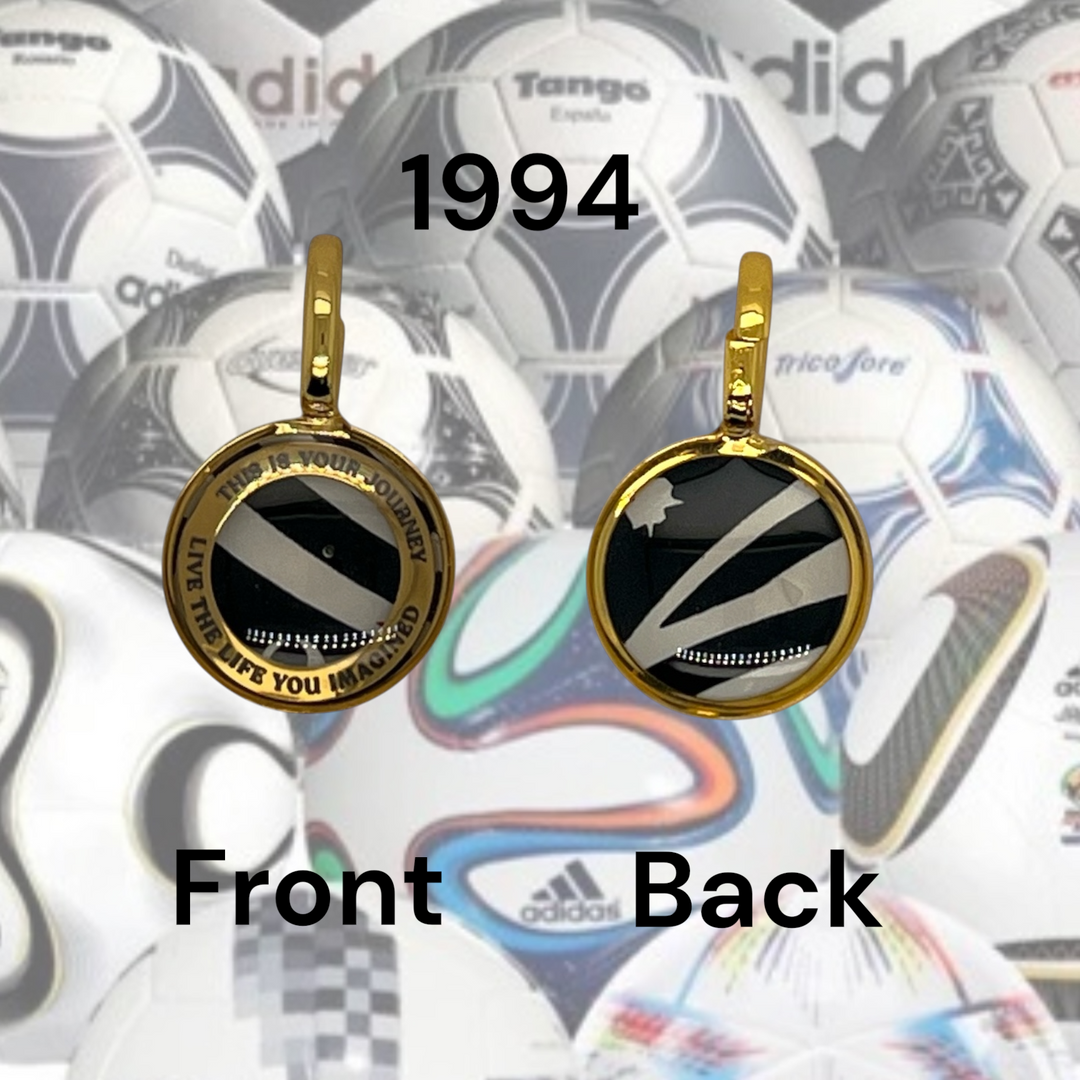Soccer Ball Charm |  Gold