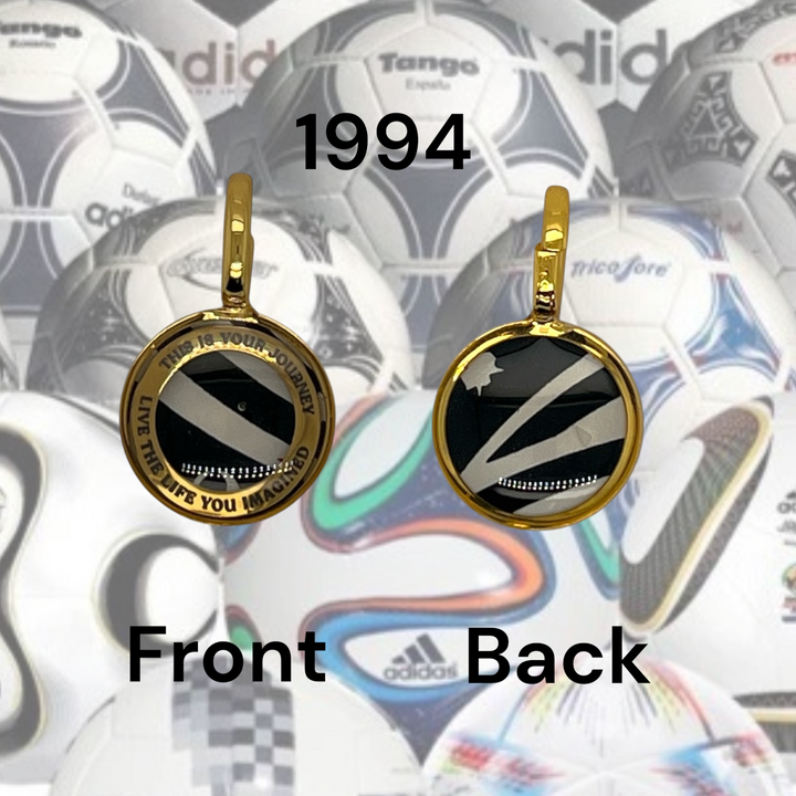 Soccer Ball Charm |  Gold