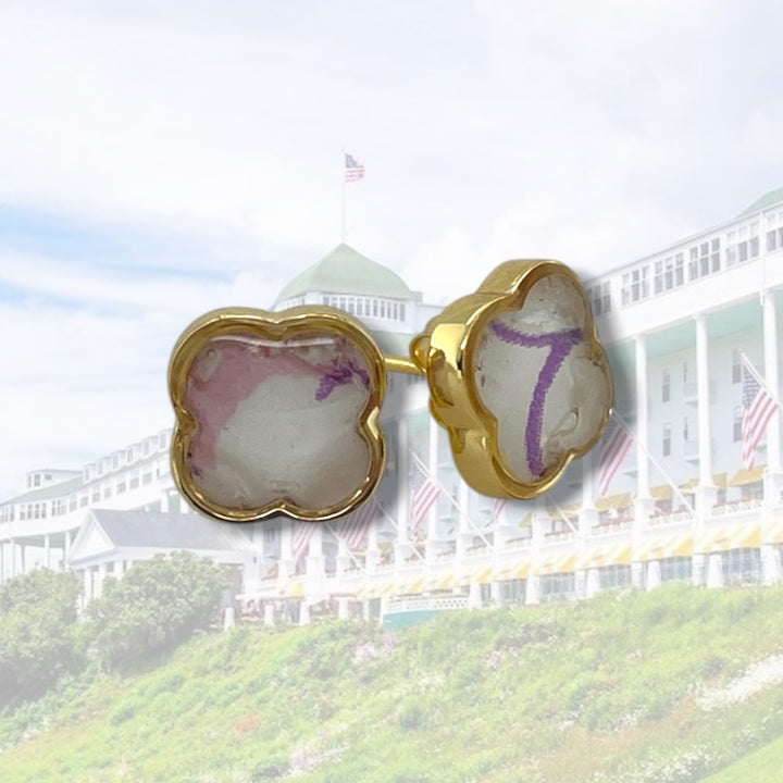 Tatiana Stud Earrings | Gold