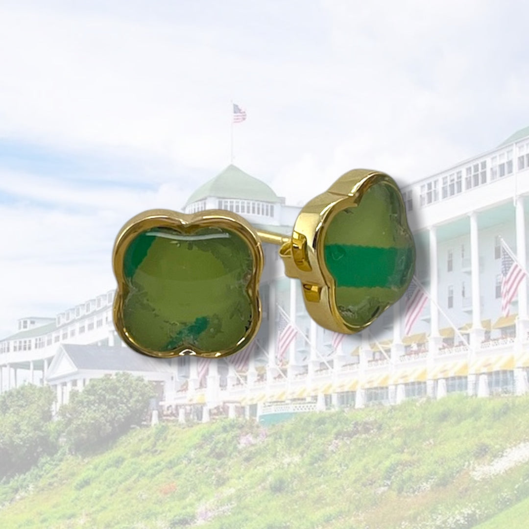 Tatiana Stud Earrings | Gold