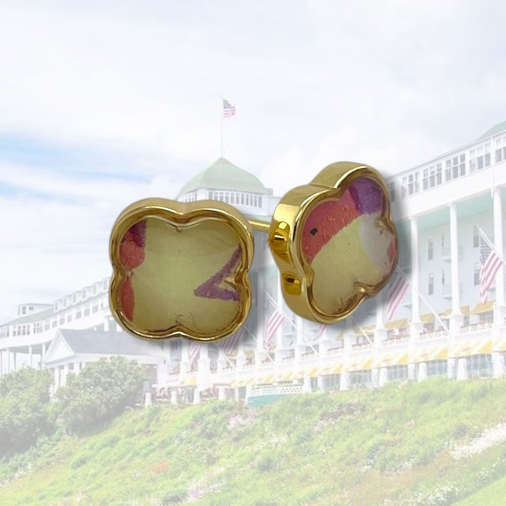 Tatiana Stud Earrings | Gold