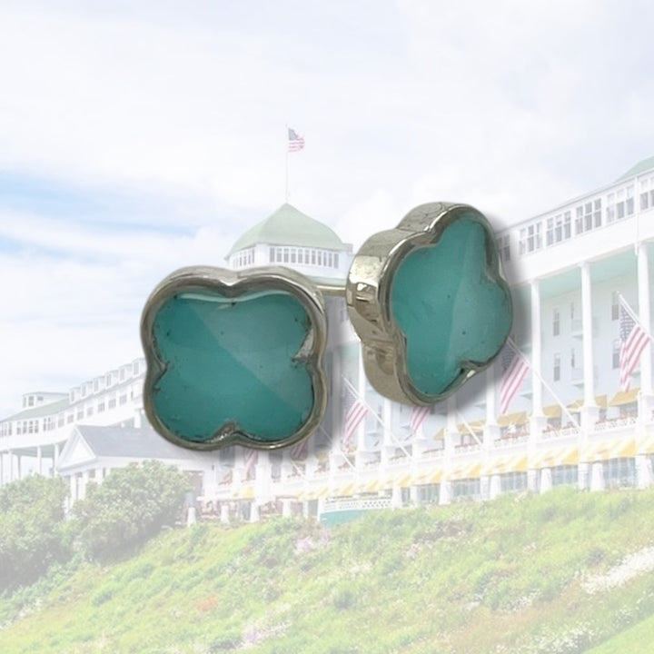 Tatiana Stud Earrings | Silver